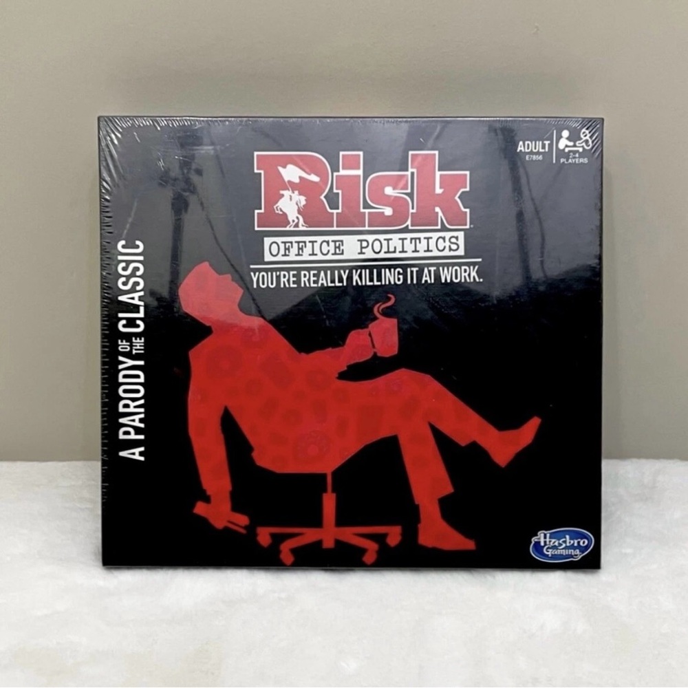 Hasbro Risk Office Politics Board Game A Parody Adult Party Game Sealed